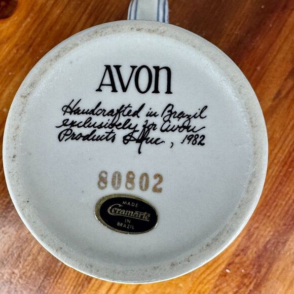 Vintage 1982 Avon Airplane Classics Mini Stein Tankard Ceramarte Brazil #80802 - Picture 5 of 7